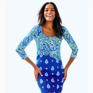 NEW Lily Pulitzer Beacon Dress Twilight Blue